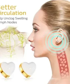 18K Titan Platinum Alloy Lymphvitic Earring Backs