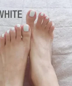 1min Style Change Reusable Wearing Manicure Fake Toenails (24PCS)