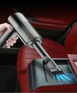 1pc Wireless Vacuum Cleaner Dual Use for Home and Car 120W High Power Powerful Vacuum Cleaner Black