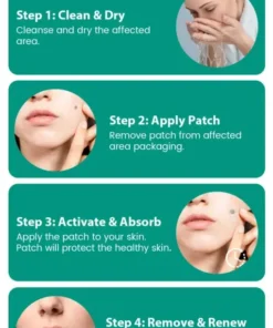 Magnesium MicroPin Target & Clear Wart Removal Patch