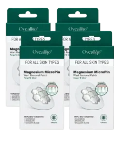 Magnesium MicroPin Target & Clear Wart Removal Patch