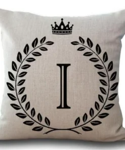 Personalized Alphabet Pillow Cover
