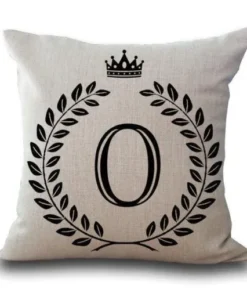 Personalized Alphabet Pillow Cover