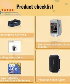 Professional 3in1 Glucose & Vital Signs Monitor