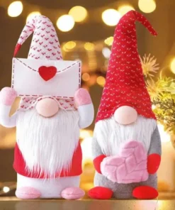 Valentine’s Day Faceless Doll Decoration