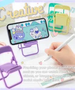 Versatile Mini Folding Chair Phone Stand
