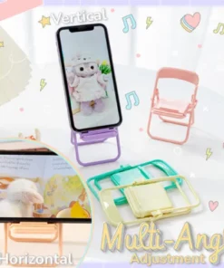 Versatile Mini Folding Chair Phone Stand