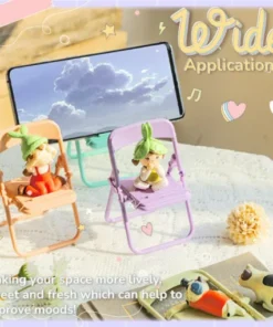 Versatile Mini Folding Chair Phone Stand