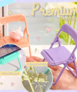 Versatile Mini Folding Chair Phone Stand
