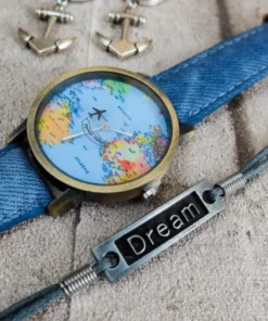 Vintage World Traveler Watch