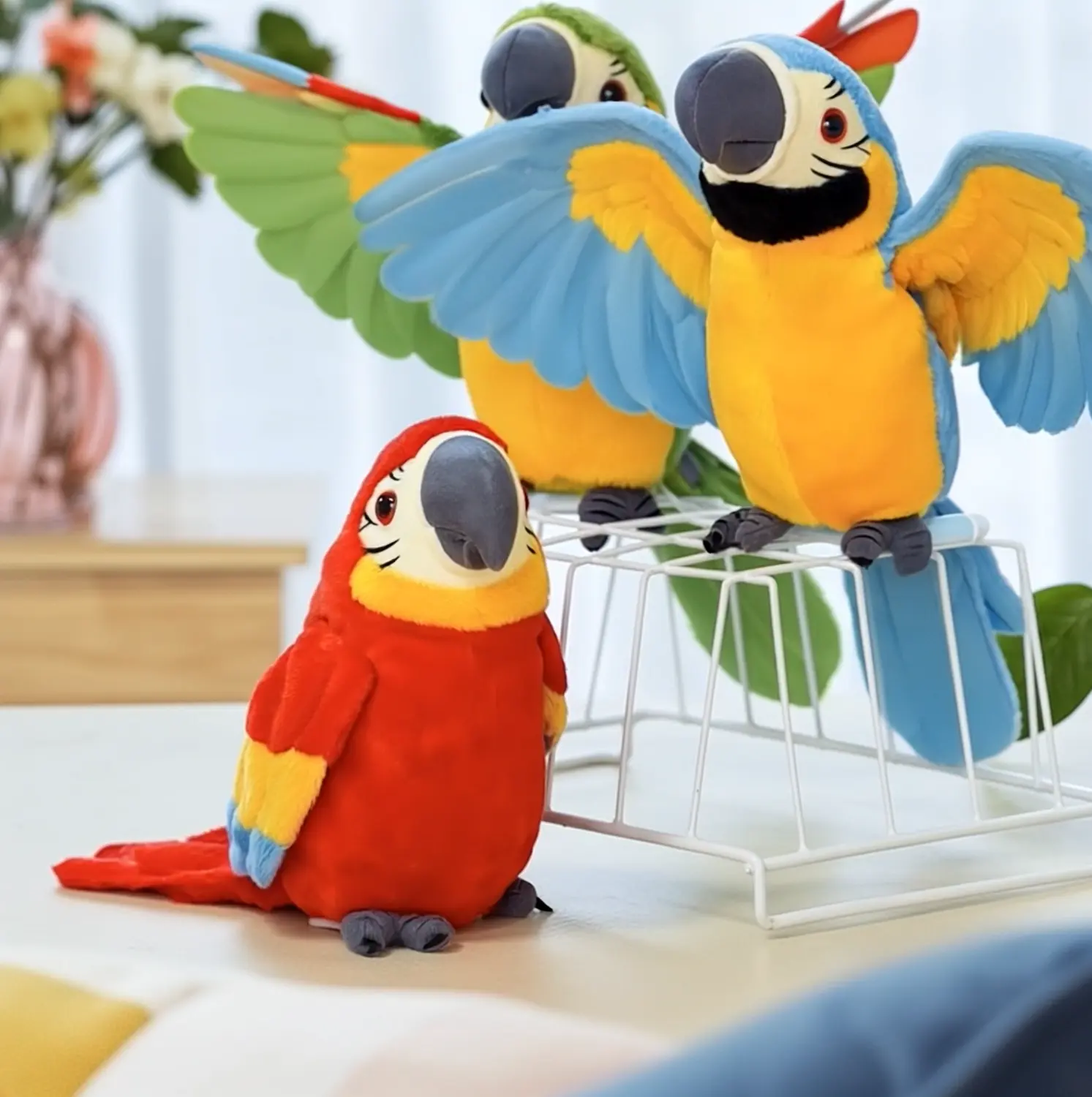 - Lifelike Parrot Buddy