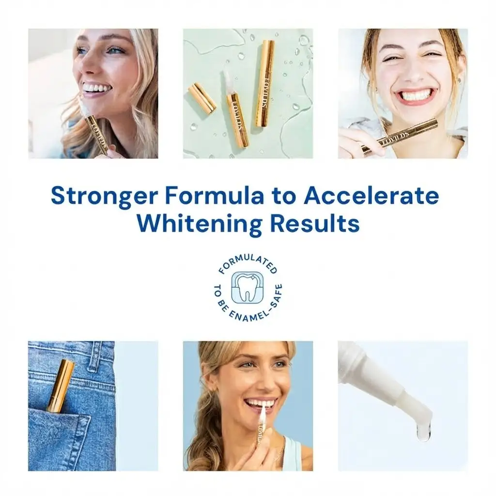 Extra-Strength Teeth Whitening Serum Pen + Dual-Peroxide Formula & Xylitol - Image 10