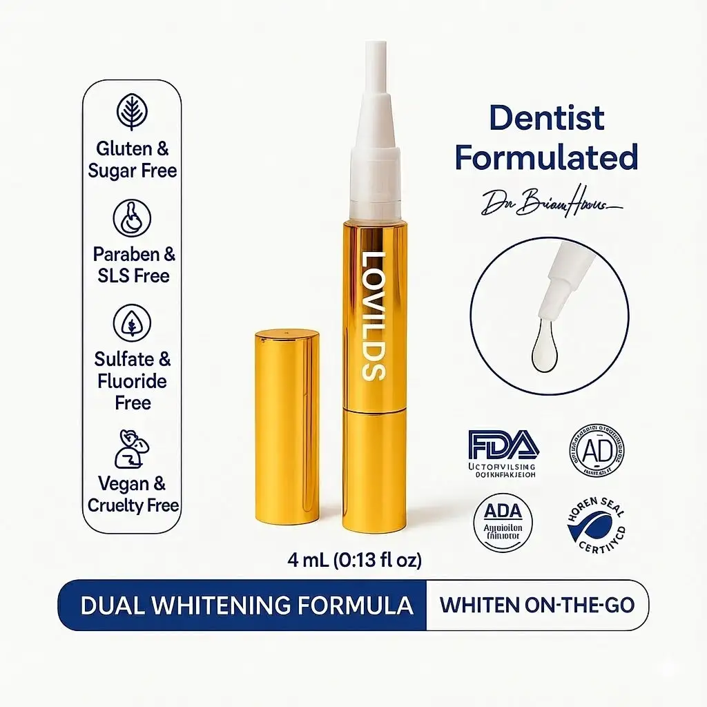 Extra-Strength Teeth Whitening Serum Pen + Dual-Peroxide Formula & Xylitol - Image 9
