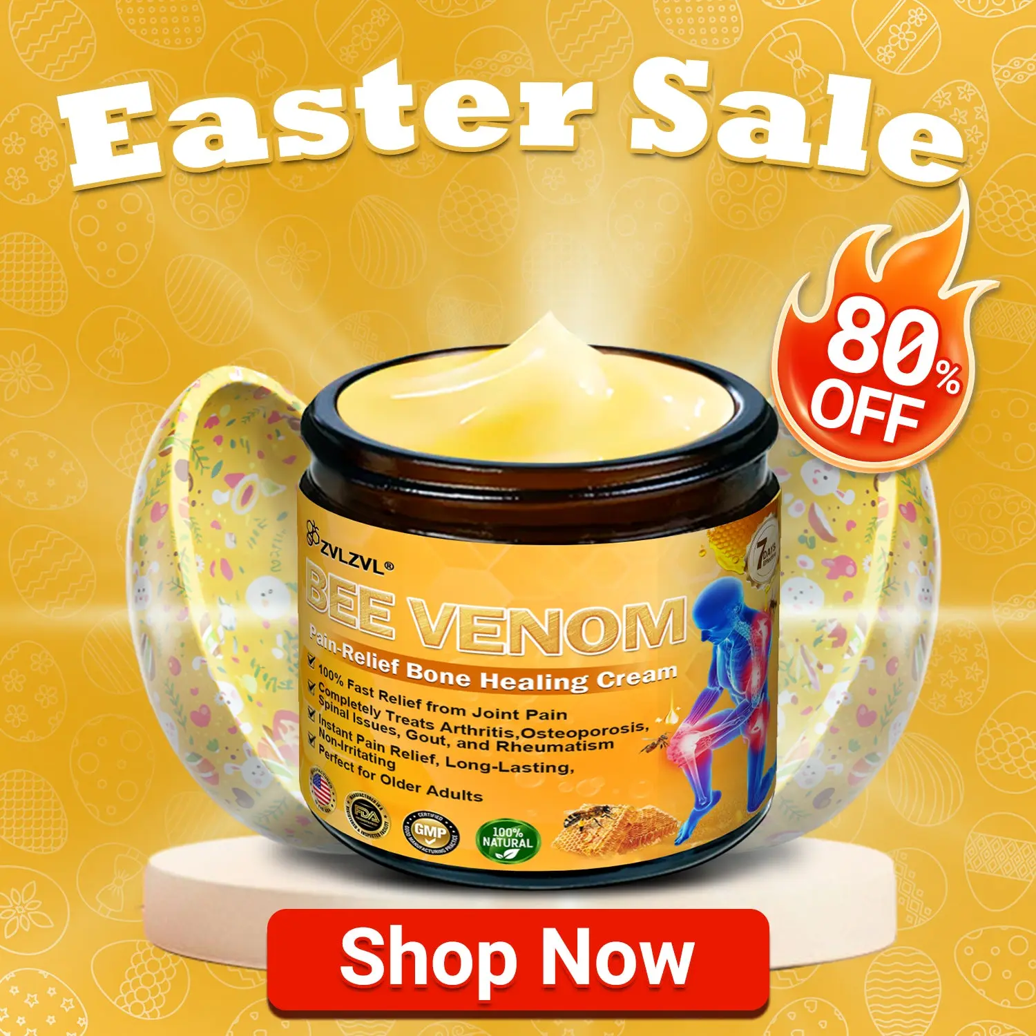 Bee Venom Pain-Relief Bone Healing Cream