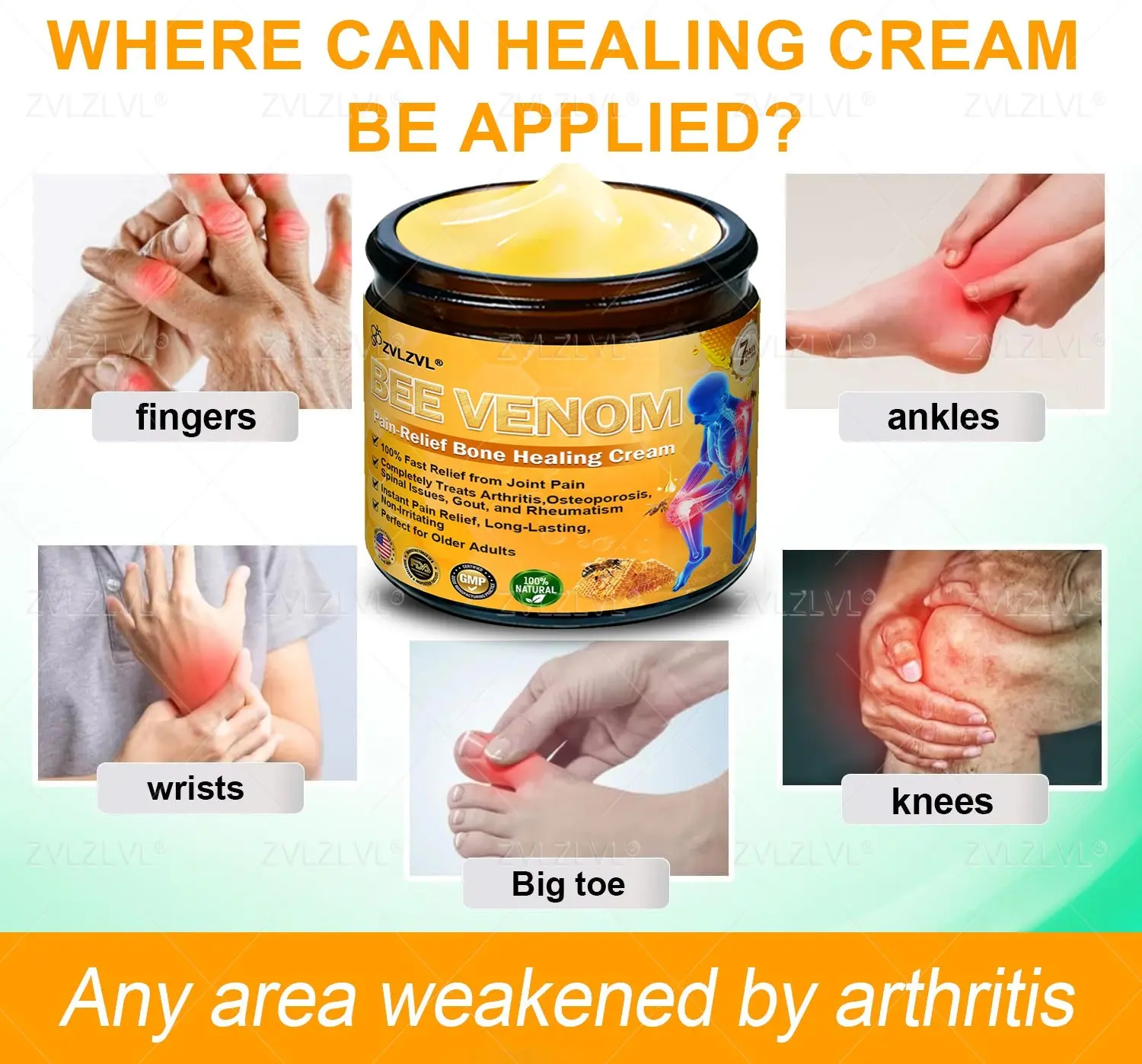 Bee Venom Pain-Relief Bone Healing Cream - Image 7
