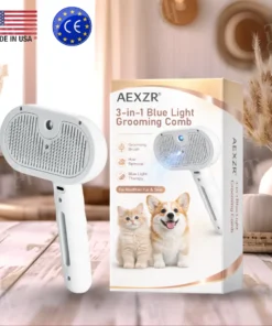 3-in-1 Blue Light Grooming Comb
