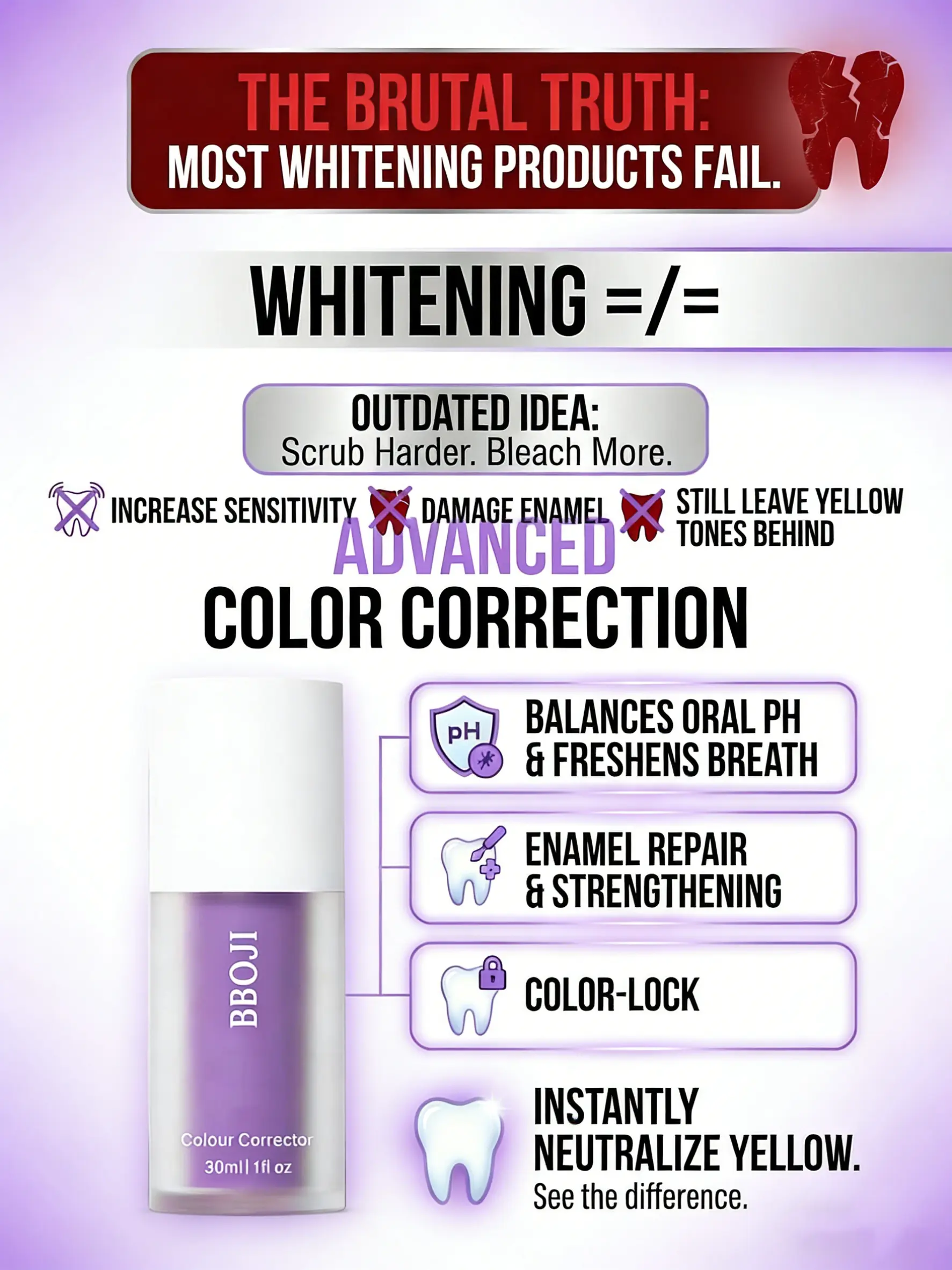 BBOJI Teeth Whitening Gel Colour Corrector - Image 5