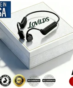 LOVILDS Bone Conduction Smart Hearing Aids Amplifier – Patented Transducer, Best Bone Conduction Aid