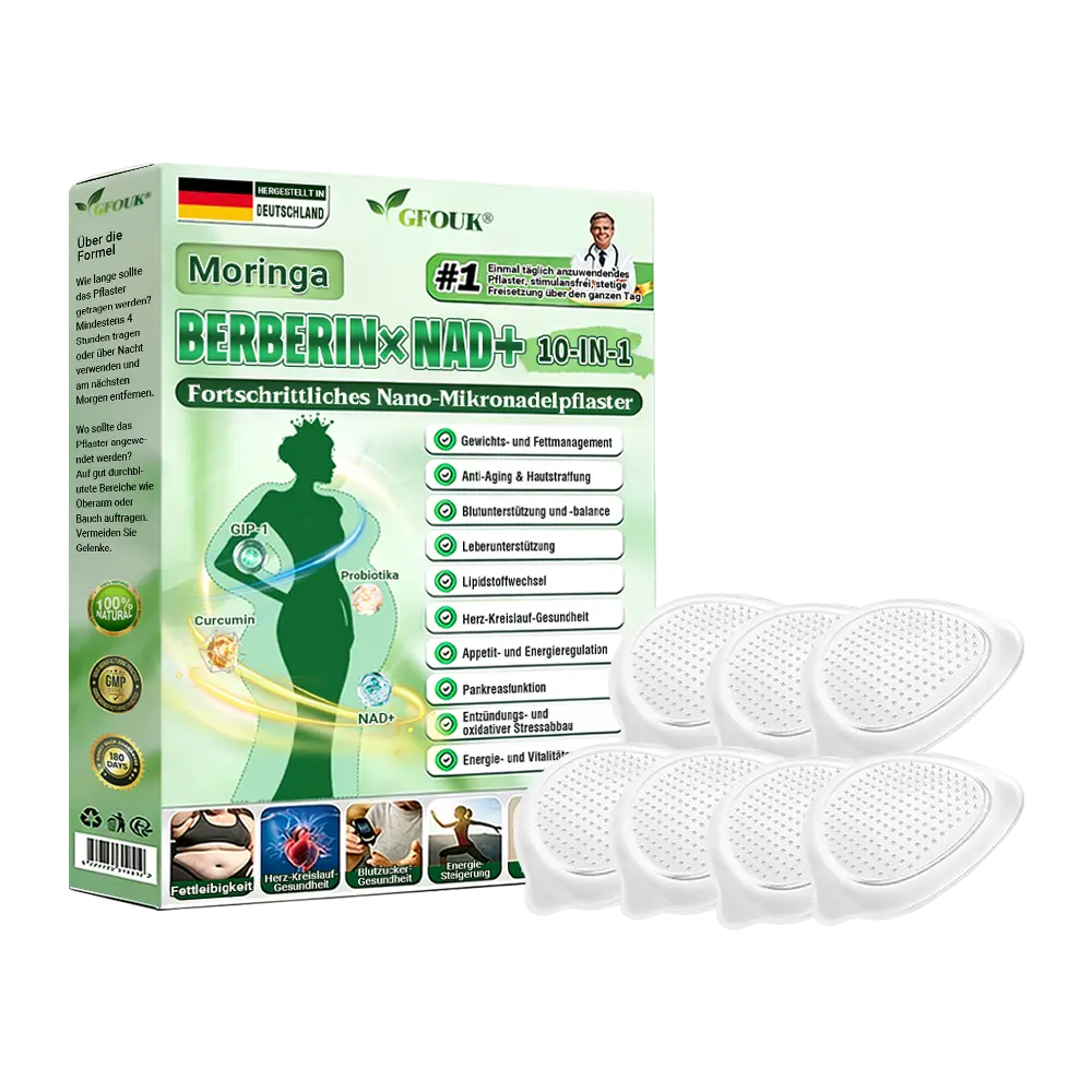 Moringa · Berberin × NAD+ 10-in-1 Advanced Nano Mikronadel-Patch - Image 11