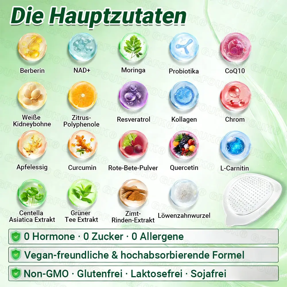 Moringa · Berberin × NAD+ 10-in-1 Advanced Nano Mikronadel-Patch - Image 5